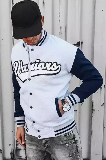 Moška jopa z zadrgo Barva Svetlosiva DSTREET BX5431