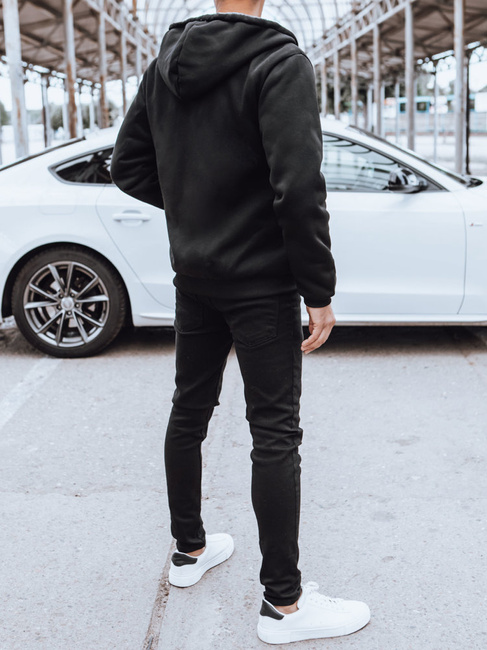 Moška jopa z zadrgo Barva Črna DSTREET BX5597