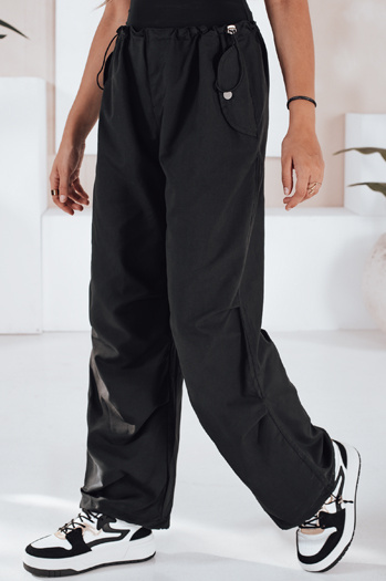 Ženske padalske hlače DENWER  Barva Črna DSTREET UY1666