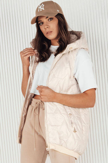 Ženski prešiti telovnik COLINE white Dstreet TY4114