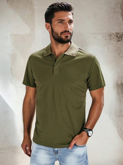 Moška polo Barva Zelena DSTREET PX0511