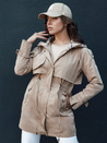 Kurtka damska parka MOZA beżowa Dstreet TY4407