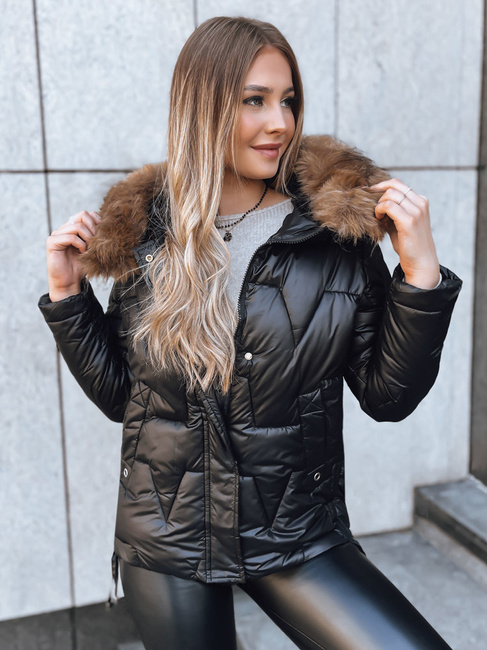 Ženska zimska jakna SNOW Barva Črna DSTREET TY3818