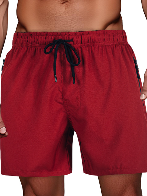 Moške kratke hlače bordo barve Dstreet SX2536