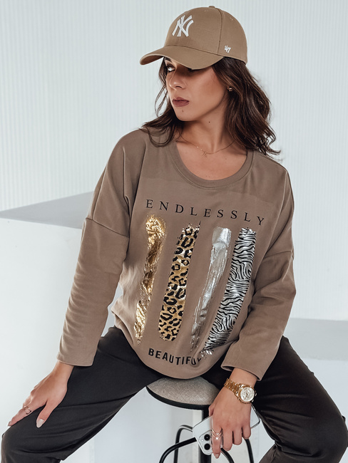 Ženska bluza MODEZINE beige Dstreet RY2688