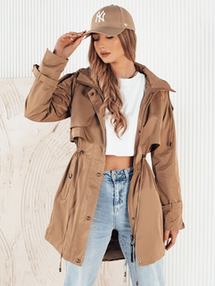 Ženska jakna parka BRENS beige Dstreet TY4231_1