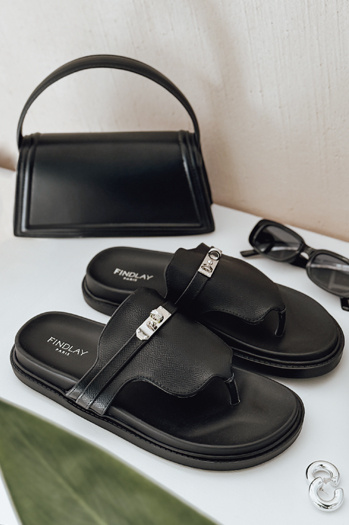 Ženske japonke CHICWALK black Dstreet ZY0950