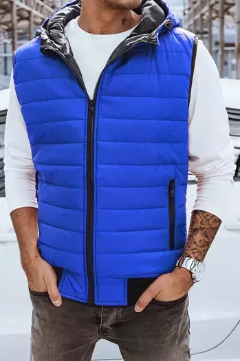 Moški modri telovnik Dstreet TX4268