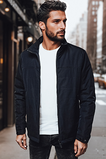 Moška prehodna jakna mornarsko modra Dstreet TX4994