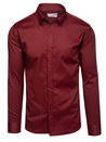 Moška elegantna srajca v bordo barvi Dstreet DX2610_1