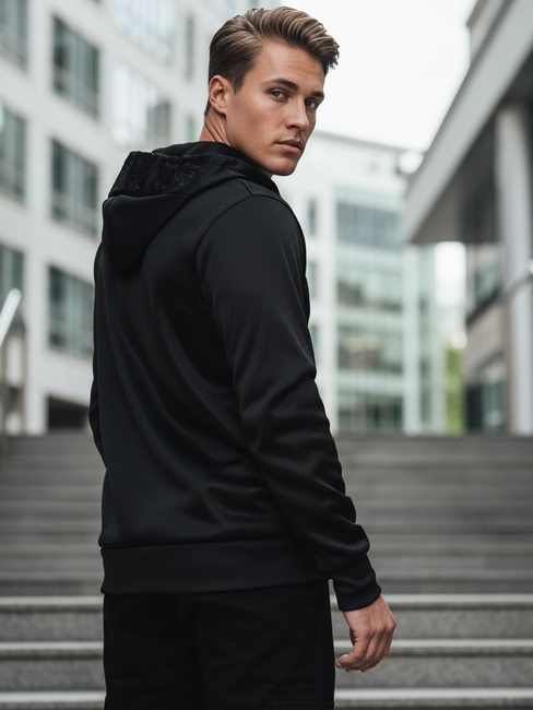 Moška kapuca črna Dstreet BX5858