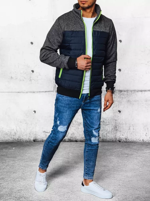 Moška prehodna jakna temno-modra Dstreet TX4396