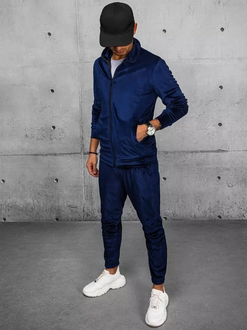 Moška jopa z zadrgo Barva Mornarica DSTREET BX5537