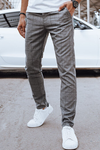 Moške vsakdanje temno sive hlače Dstreet UX4403