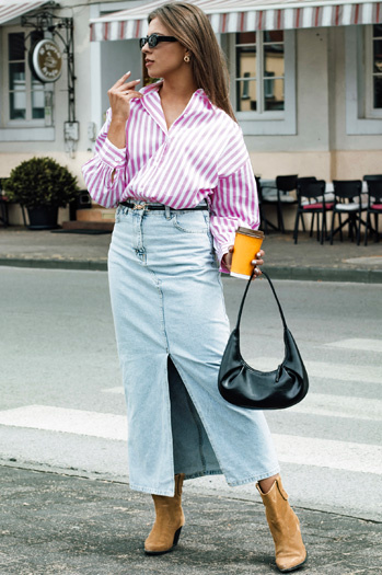 Džins krilo VIRTON modro Dstreet CY0463