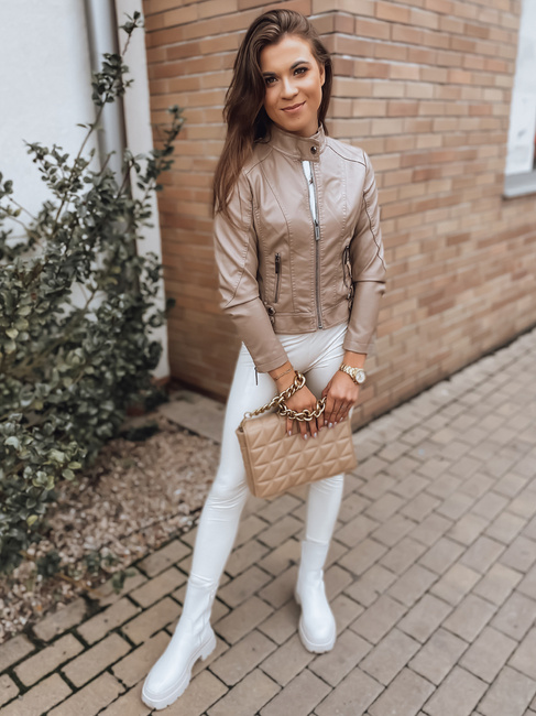 Ženska jakna ALNIS beige Dstreet TY3041