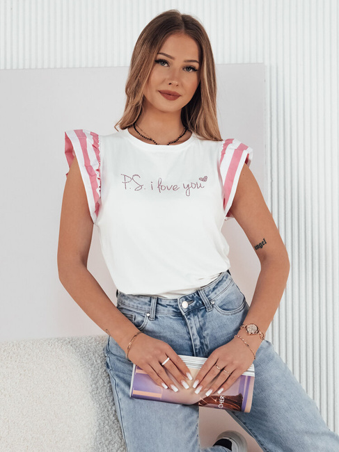 Ženska majica AMOURI roza Dstreet RY2412