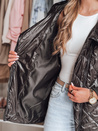 Ženska prehodna prešita jakna oversize PUFFILOF black Dstreet TY4855