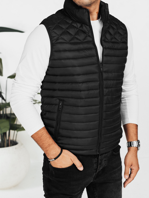 Moški prešiti jopič črne barve Dstreet TX5076