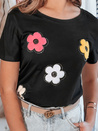Ženska cvetlična majica DAISYLA black Dstreet RY2744