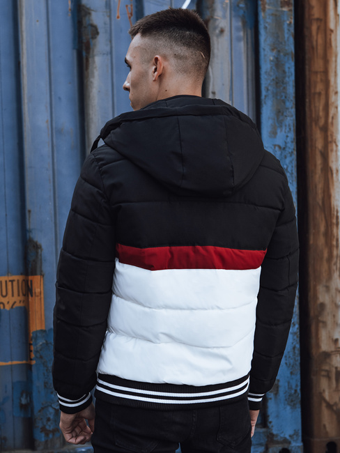 Kurtka zimowa męska pikowana czarna Dstreet TX4869