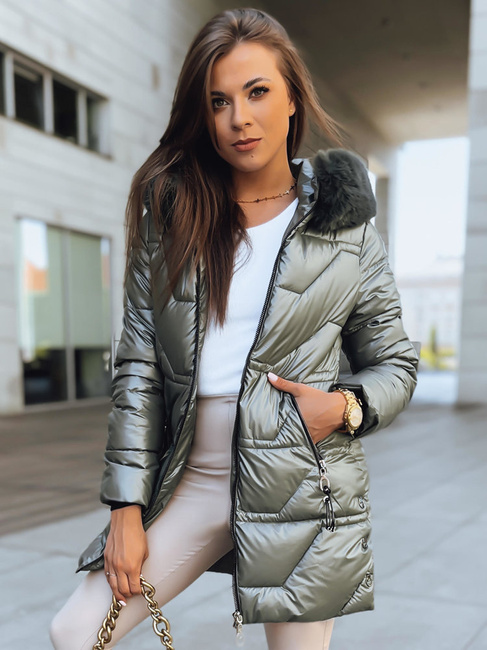 Ženska zimska jakna AUTUMN GLOW Barva Zelena DSTREET TY3728