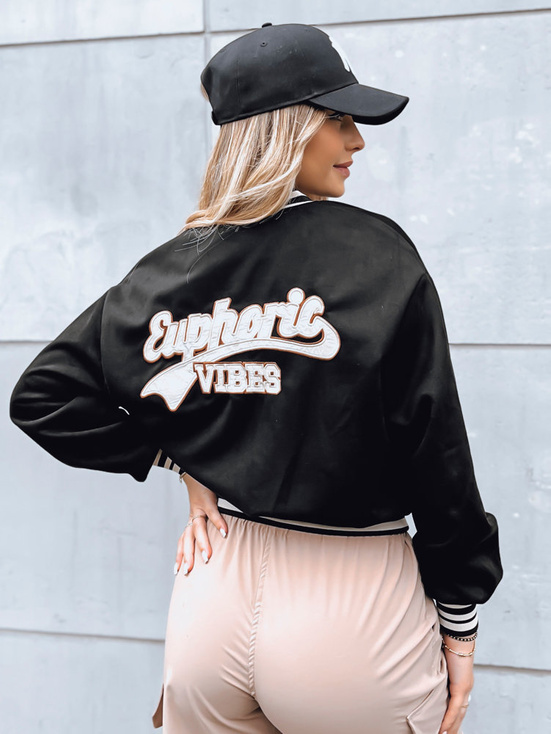 Ženska jakna baseball HITGIRL  Barva Črna DSTREET TY3853