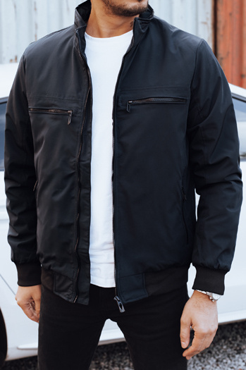 Moška prehodna jakna mornarsko modra Dstreet TX5034