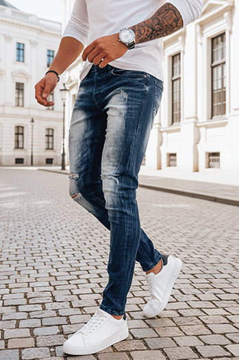 Moške kavbojke Barva Mornarica DSTREET UX3993