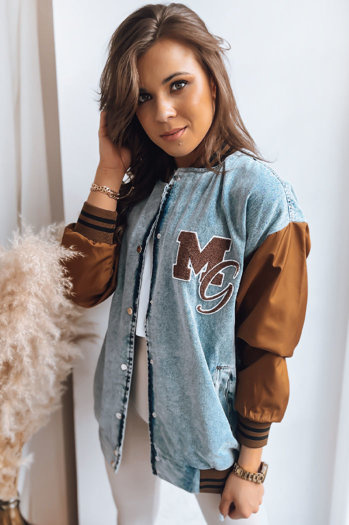 Ženska jeans jakna MAGA Barva Modra DSTREET TY3625