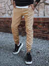 Moške jogger hlače Barva kamela DSTREET UX3301