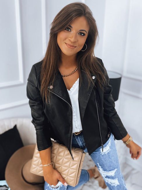 Ženska ramones jakna VIBE Barva Črna DSTREET TY2843
