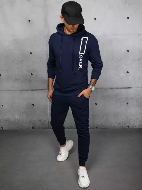 Moške komplet trenirke Barva Mornarica DSTREET AX0682