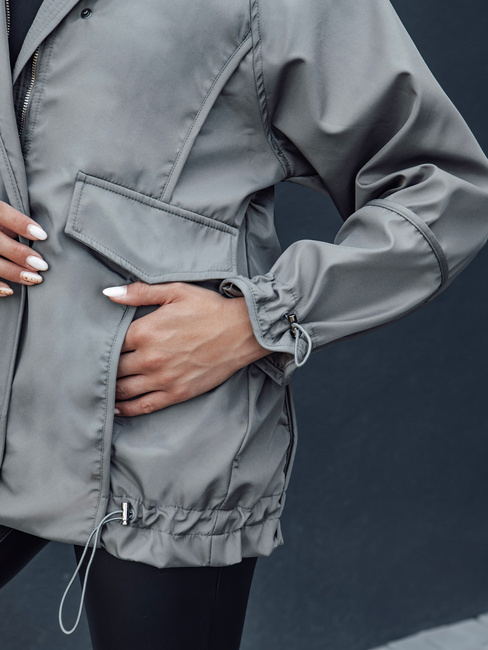 Kurtka damska ORLANDO ciemnoszara Dstreet TY4507