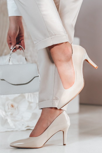 Ženske pete CRANTIK beige Dstreet ZY0746