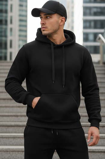 Moška črna majica Dstreet BX5914