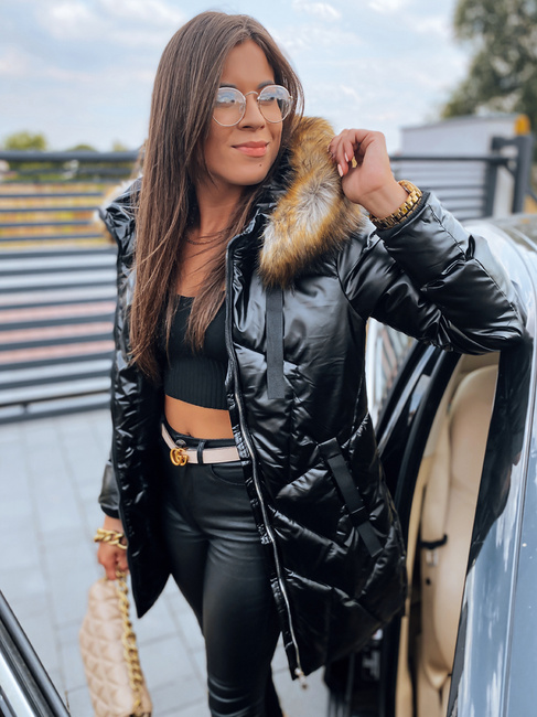 Ženske zimske jakne plašč ROYAL black Dstreet TY2948