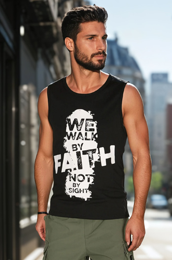 Moška majica brez rokavov črna Dstreet RX5657