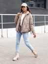 Ženska zimska bunda WINDGLAM camel Dstreet TY4421