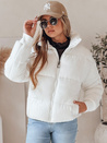 Ženska zimska kratka prešita jakna VIBEGIRL white Dstreet TY4947