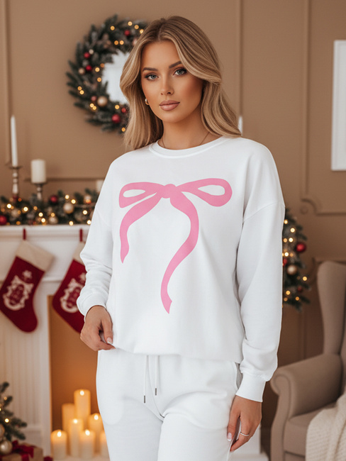 Ženska majica prevelike velikosti SOFTTIE bela Dstreet BY1358z