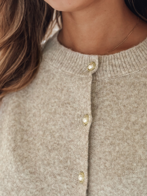 Ženski pulover SELINA bež Dstreet MY2514