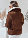 Ženska zimska bunda TRENDYGLAM rjava Dstreet TY4941