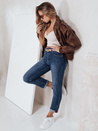 Ženske kavbojke mom fit blue Dstreet UY2773
