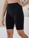 Ženske kolesarske kratke hlače SOFT AND FIT črne Dstreet SY0420_1