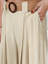 Ženske hlače MIRELOU beige Dstreet UY2716