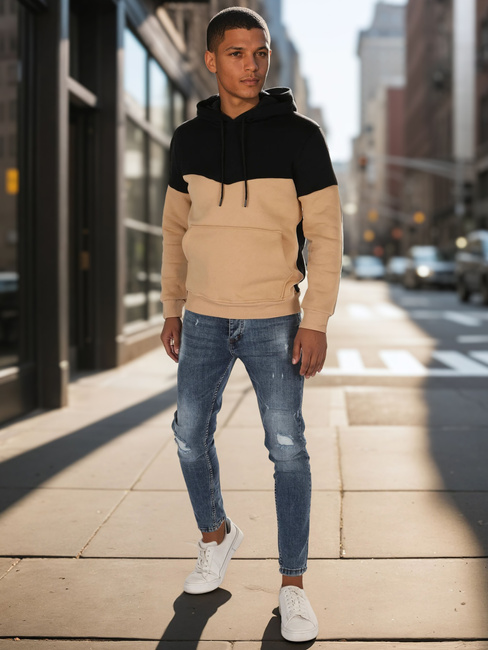 Moška osnovna majica s kapuco črna Dstreet BX5877