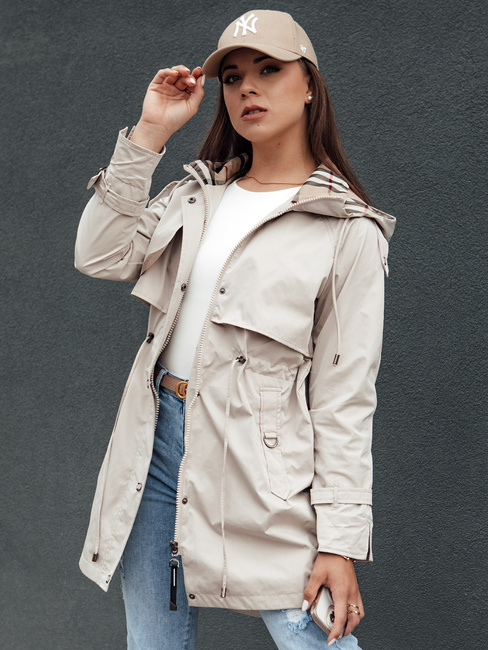 Kurtka damska parka FASHLOVE szara Dstreet TY4393