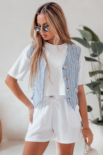 Ženske kratke hlače OWN STYLE white Dstreet SY0456