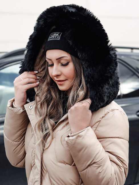 Ženska zimska jakna WINTERACT beige Dstreet TY4777